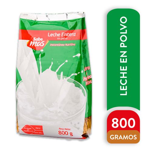 Leche Sabemas Entera En Polvo - 800gr