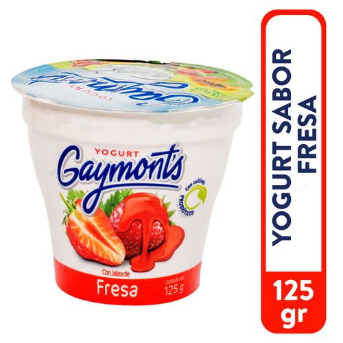 Yogurt Gaymont Sabor A Fresa Vaso - 125 g