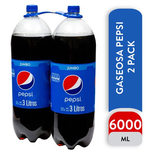 2 Pack Gaseosa Pepsi-  6000ml