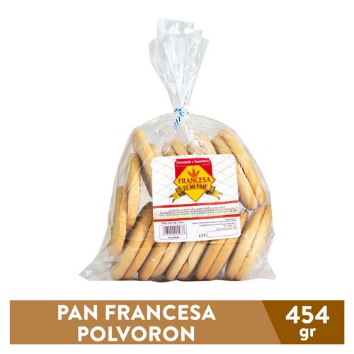 Pan Francesa Polvoron Bolsa - 454 g