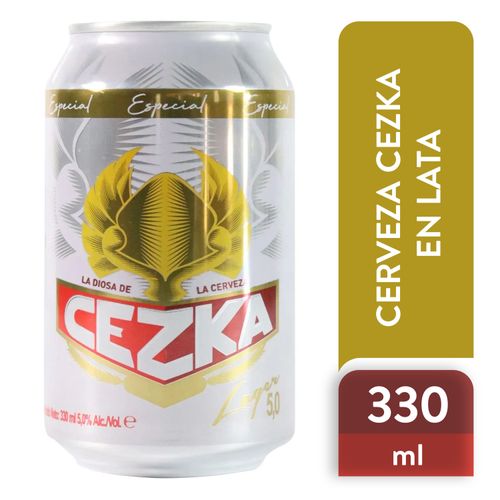 Cerveza Cezka Lager 5.0 Alcohol 330ml
