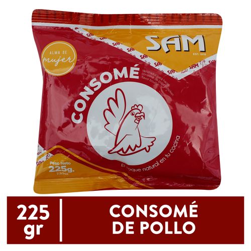 Consomé De Pollo Sam Bolsa - 225 g