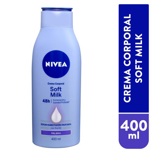 Crema Nivea Hand & Body Soft Milk 400Ml