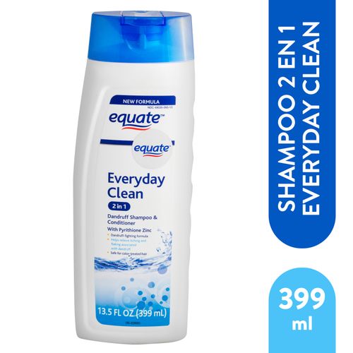 Shampoo Equate Everyday Clean 2 En1 - 399ml