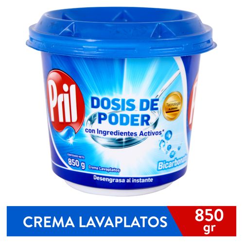 Lavaplatos Pril en crema con bicarbonato - 850 g