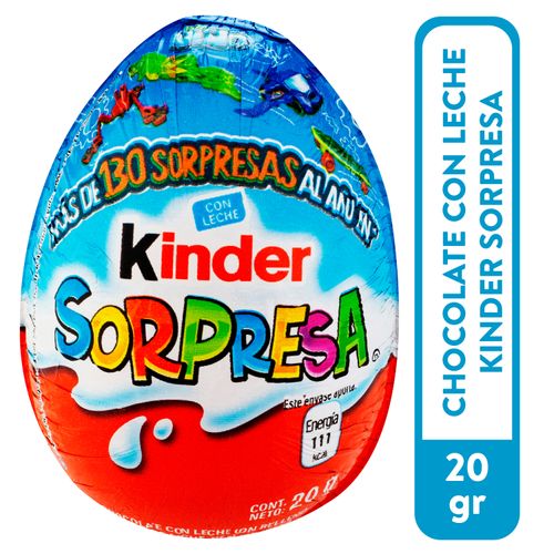 Chocolate Kinder Sorpresa Niño - 20 g