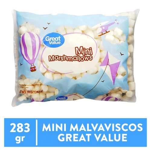 Marshmellow Great Value Sabor Vainilla Mini - 283gr