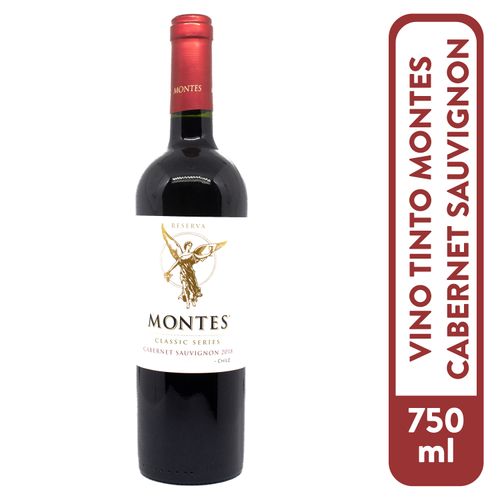 Vino Tinto Montes Clasic Cabernet Sauvignon - 750 ml