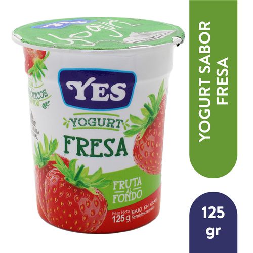 Yogurt Yes Fruta Al Fondo Fresa - 125 g
