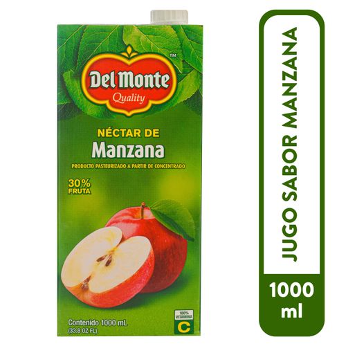 Jugo Del Monte Nectar De Manzana Tetra - 1000ml