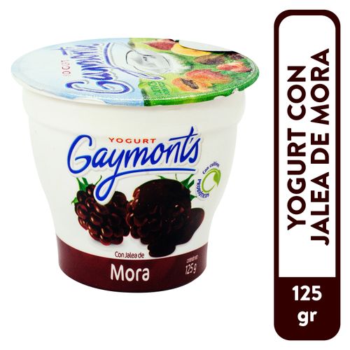 Yogurt Gaymonts Sabor A Mora Vaso- 125 g