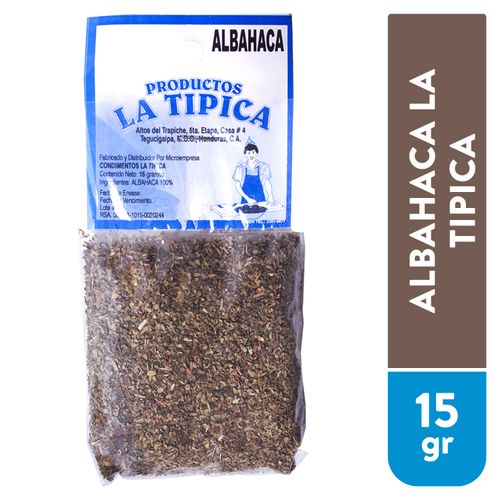 Albahaca Productos La Típica - 15 g