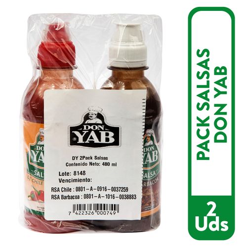 2 Pack Chile Don Yab En Salsa Barbacoa- 480ml