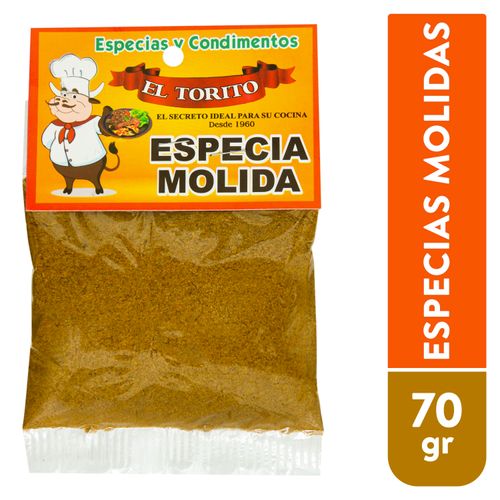 Especias El Torito Molidas - 70 g