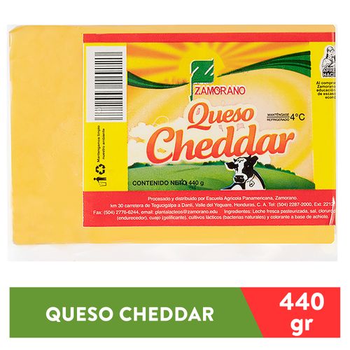 Queso Zamorano tipo Cheddar - 454 g