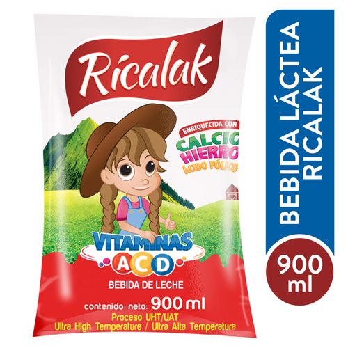 Bebida Ricalac Lactea - 900Ml