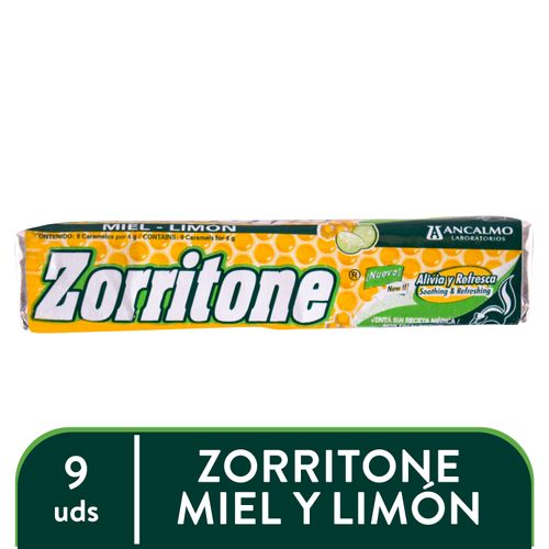 Barra Zorritone Miel - Limon 12 Unds