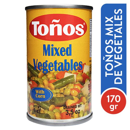 Vegetales Tonos Mixtos - 170 g