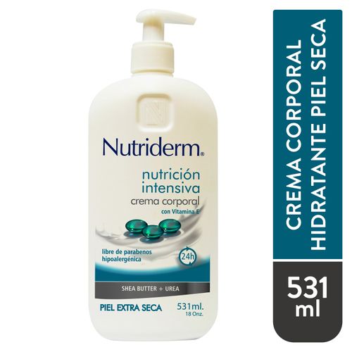 Crema Corporal Hidratante Nutriderm para el Cuidado de la Piel Seca - 351ml