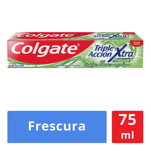 Pasta Dental Colgate Triple Acción Xtra Frescura 75 ml