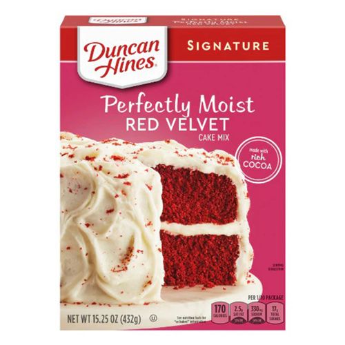 Mezcla para Torta Duncan Hines Red Velvet 12 - 15.25onzas