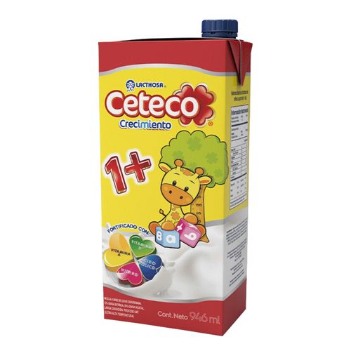 Leche Liquida Ceteco Crecimieto 1+ de 946ml
