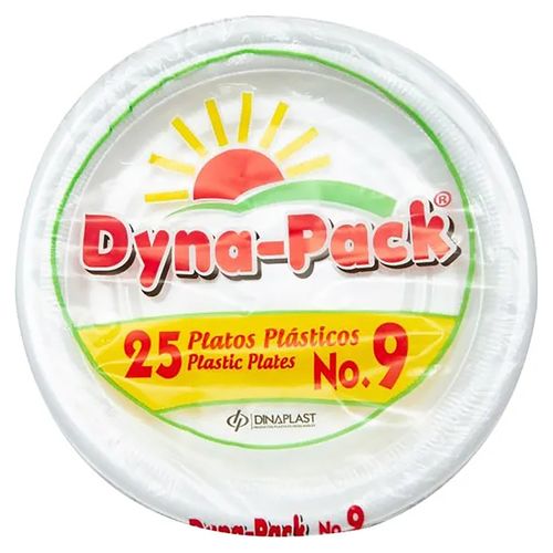Platos Desechables Dyna Pack N9 25 Ea