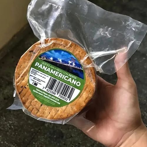Queso Ahumado Pesto Boquita Panamericano - 390 g