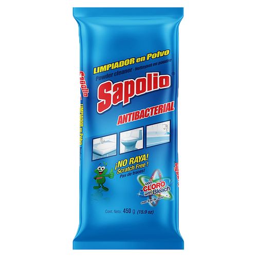 Limpiador Sapolio Antibacterial Bolsa - 450 g