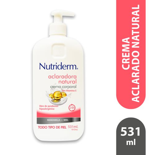 Crema Nutriderm Aclarado Natural 531ml
