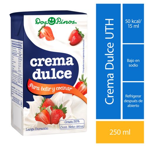 Crema Dulce Dos Pinos Para Batir - 250ml