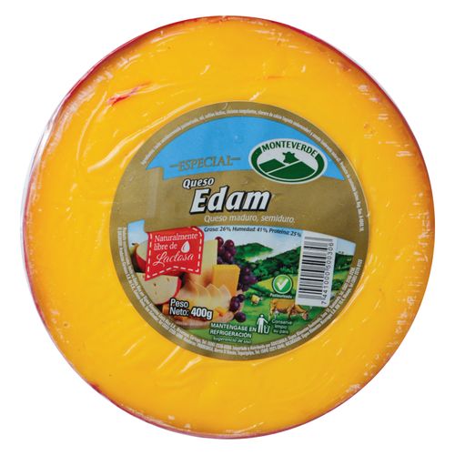Queso Monteverde  Edam Maduro Semiduro - 400 g