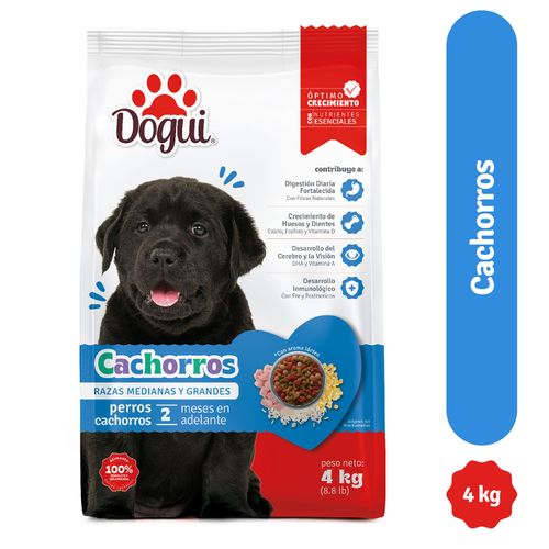 Alimento Dogui Perro Cachorro 2 A 18 Meses Raza Mediana Y Grande -  4 kg