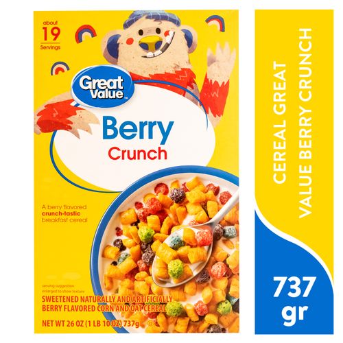 Cereal Great Value Berry Crunch - 737gr