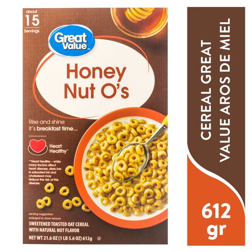 Cereal Great Value Aros Miel - 612gr