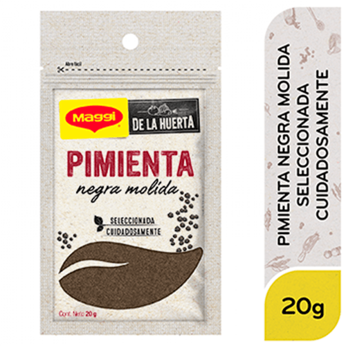 Pimienta Maggi De la Huerta Negra Molida - 20 g