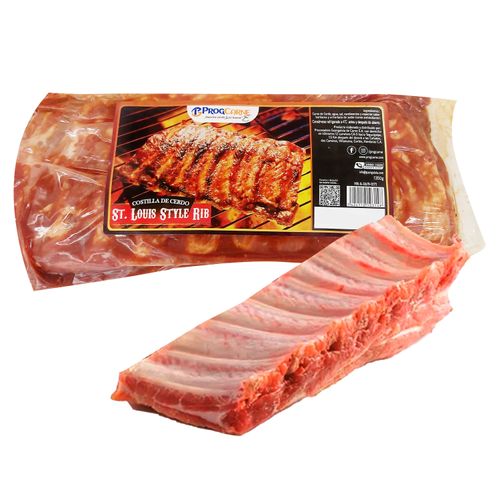 Costilla San Luis Barbacoa Progcarne Fresca Paquete Unidad