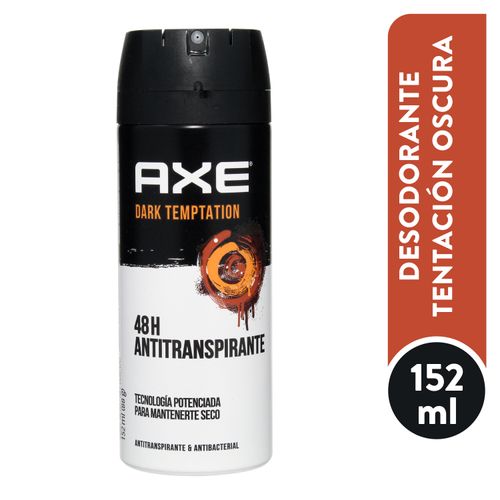Antitranspirante Axe Dark Temptation en Aerosol - 152 ml