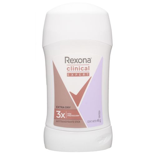 Desodorante Rexona Clinical Extra Dry en Barra - 46 g