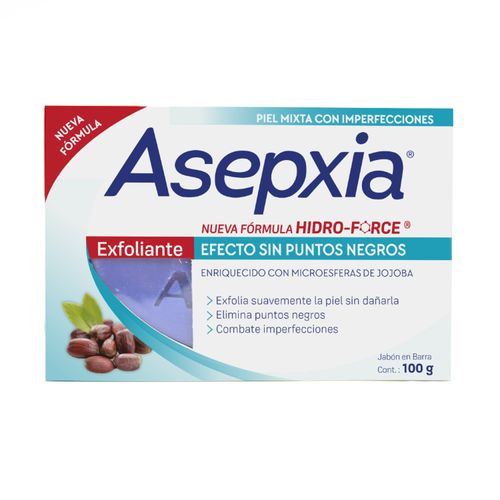 Jabón Facial Asepxia Exfoliante - 100 g