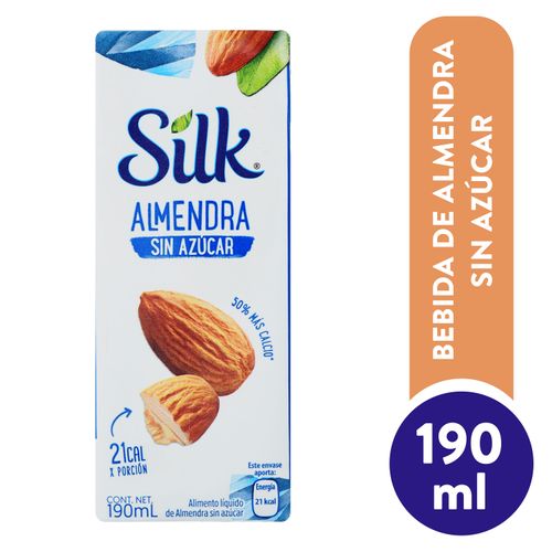 Bebida Silk Almendra Orig Sin Azuc 190Ml