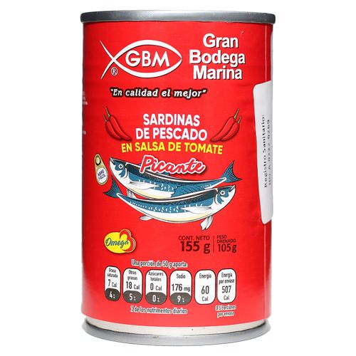 Sardina GBM En Salsa De Tomate - 155 g