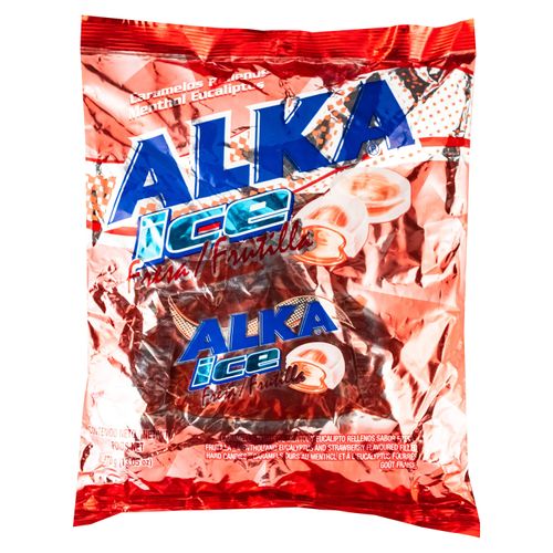Caramelo Arcor Alka Ice Fresa - 370 g