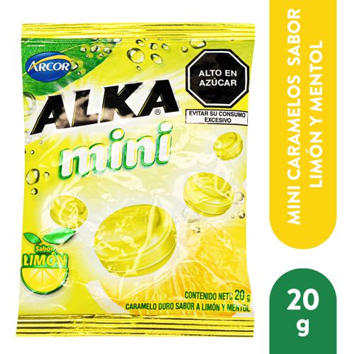 Dulces Arcor Alka Mini Limón - 20 g