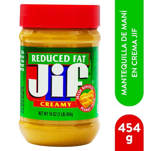 Mantequilla Mani Jif Crema Baja en Grasa - 454 g