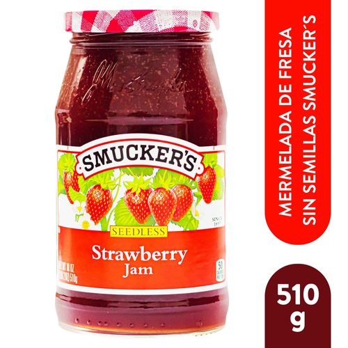 Smucker´s Mermelada De Fresa Sin Semilla - 510 g