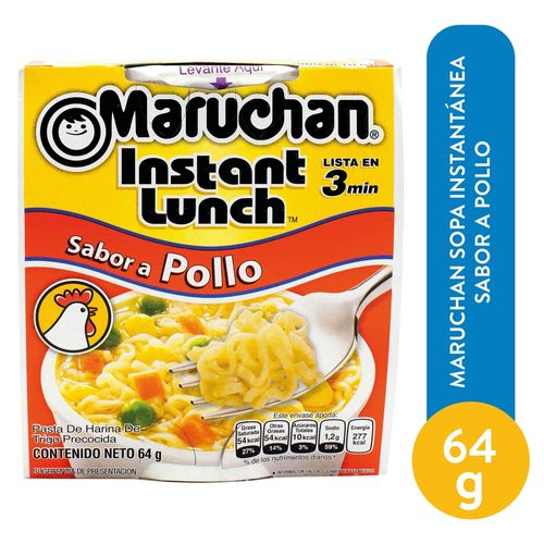 Sopa Maruchan instantánea ramen pollo - 64 g