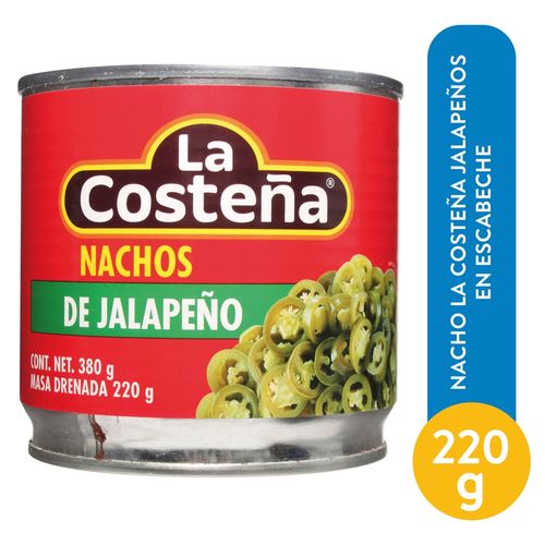 Chile La Costeña Jalapeño Para Nacho - 380 g