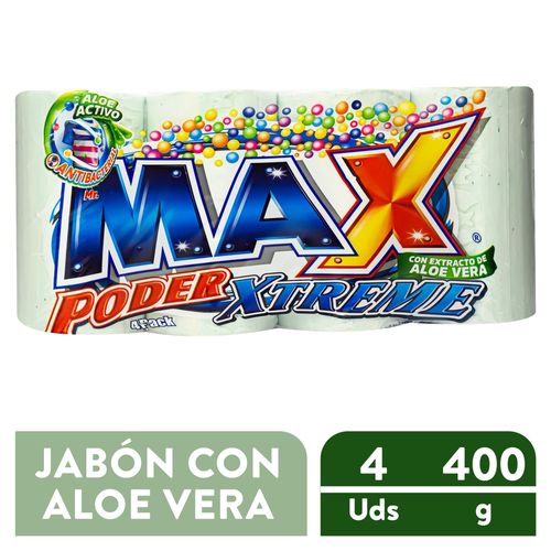 Jabón Mrmax Aloe Antibacteria 4Pk - 1600 g