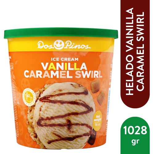 Helado Dos Pinos Vainilla Caramelo - 1028g